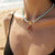 Santorini Sun - Light Blue / Red Necklace with Nautical Charms
