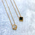Clover Pendant with Chain - Gold