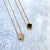 Clover Pendant with Chain - Gold