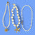 Marina Necklace | White with Gold Carabiner