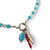 Palma Necklace | Turquoise Agate & Charm Cluster