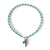 Palma Necklace | Turquoise Agate & Charm Cluster
