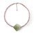 Maeve Necklace | Rose Quartz & Green Jade